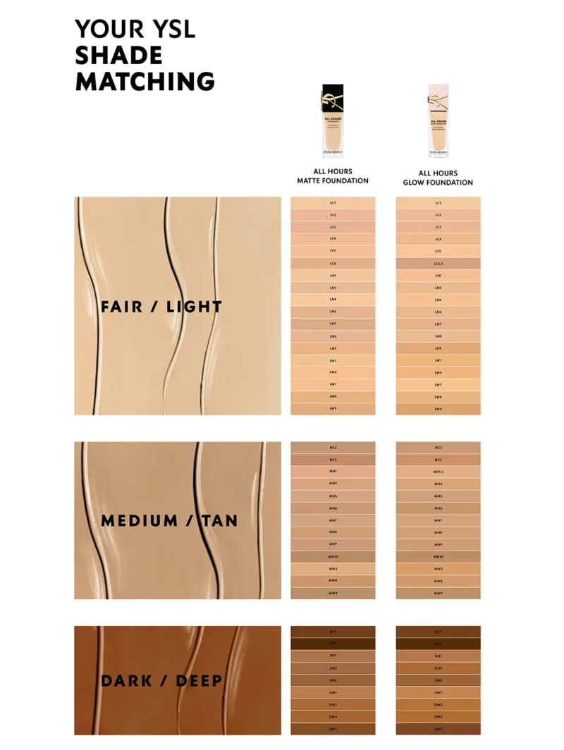 YSL All Hours Glow Foundation