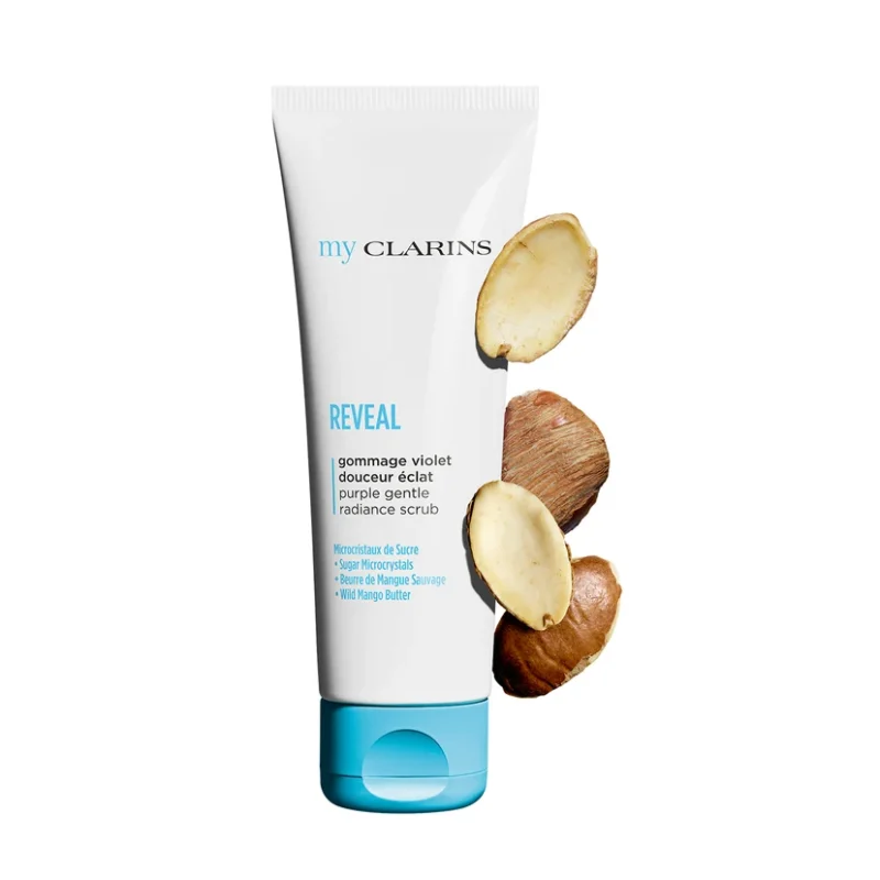 clarins reveal t Clarins Reveal Scrub tester